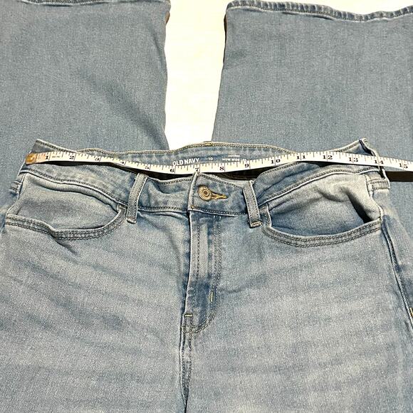 Old Navy Wow Wide Leg Light Wash Denim Jeans Women's 10 - Picture 4 of 7